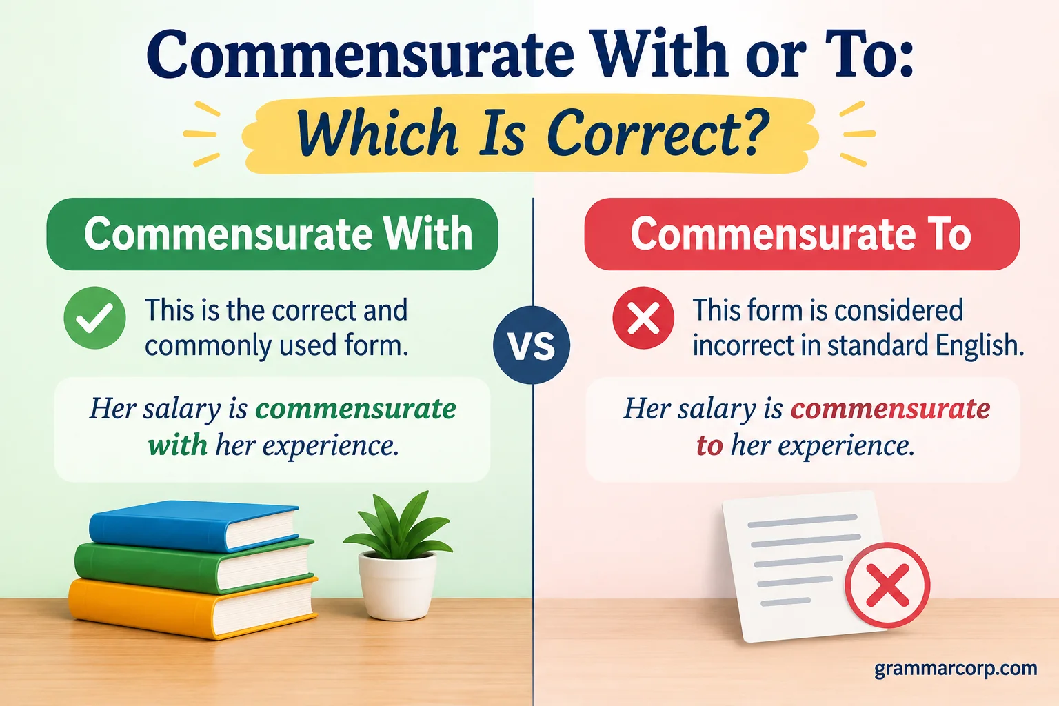 Commensurate With or To