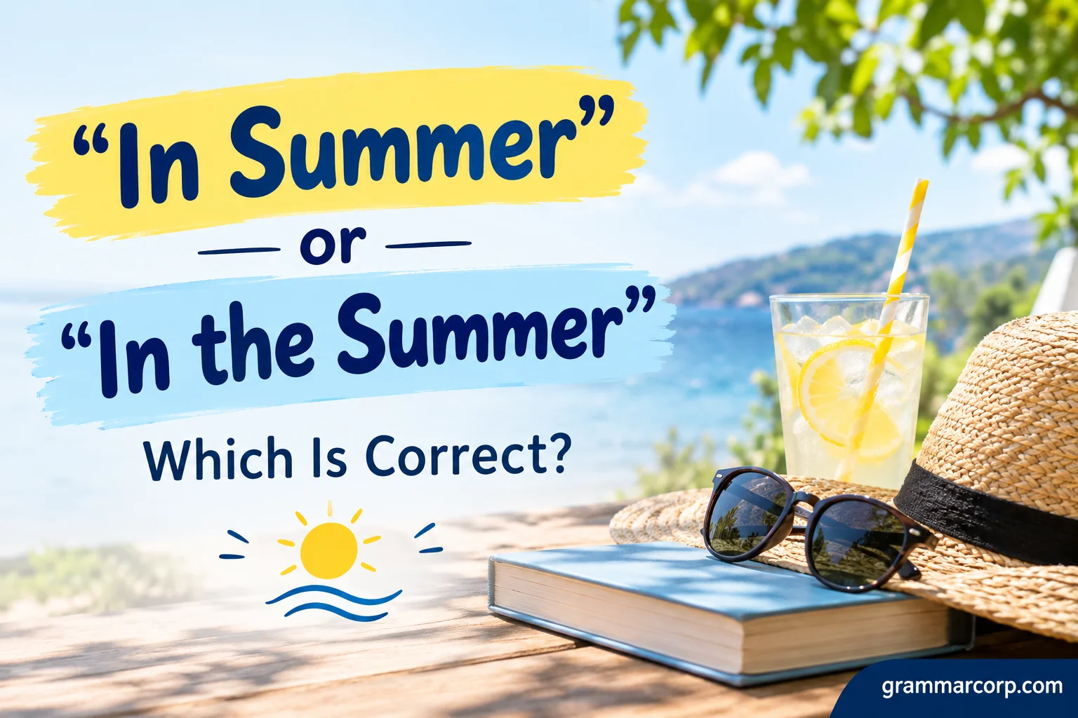 “In Summer” or “In the Summer”