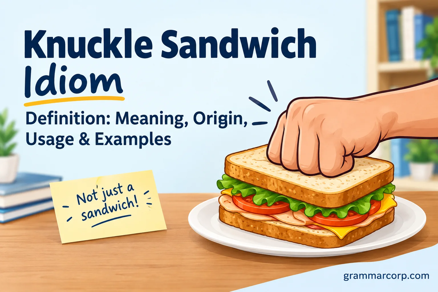 Knuckle Sandwich Idiom Definition