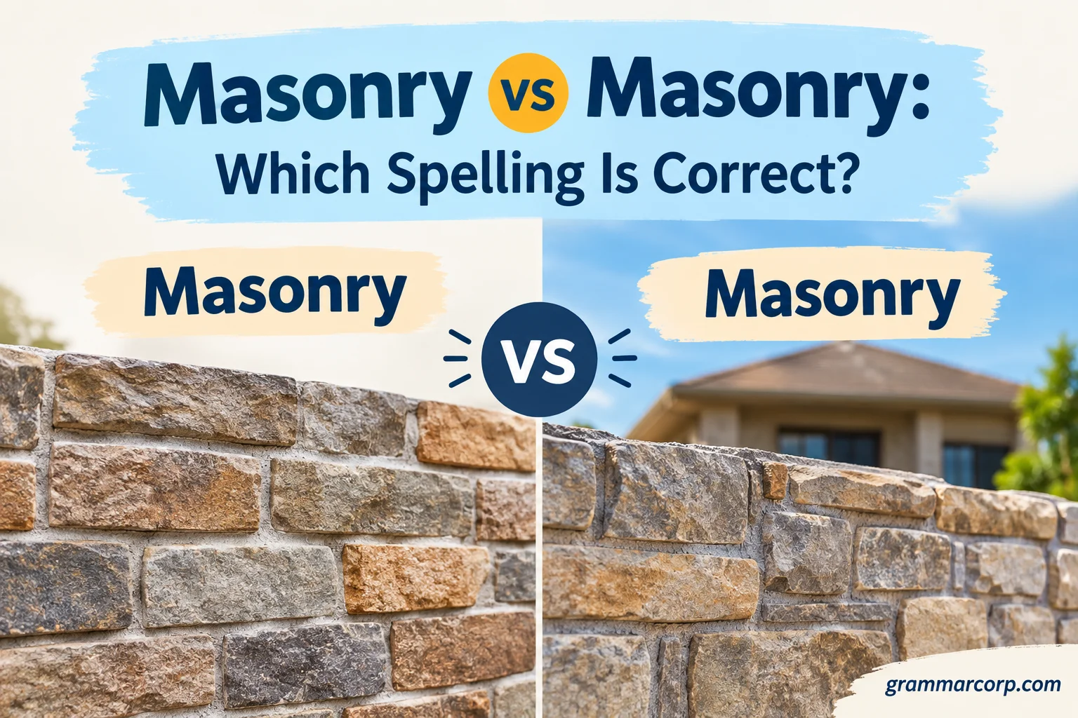 Masonry vs Masonry