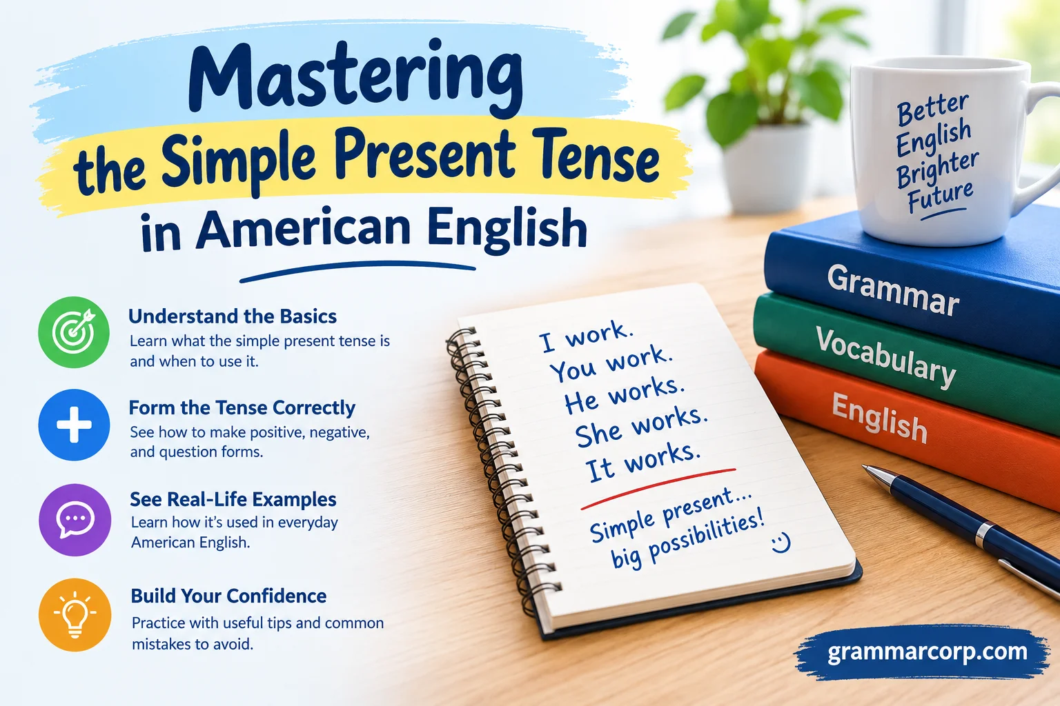 Mastering the Simple Present Tense in American English