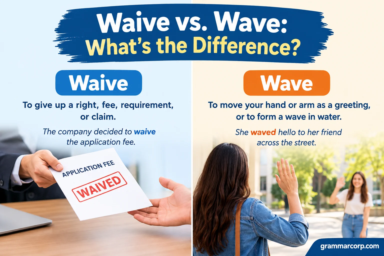 Waive vs. Wave