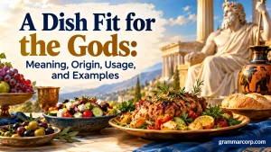 A Dish Fit for the Gods: Meaning, Origin, Usage, and Examples