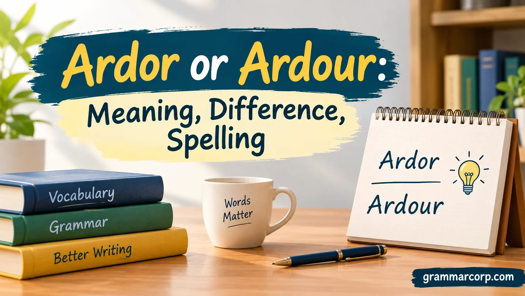 Ardor or Ardour: Meaning, Difference, Spelling