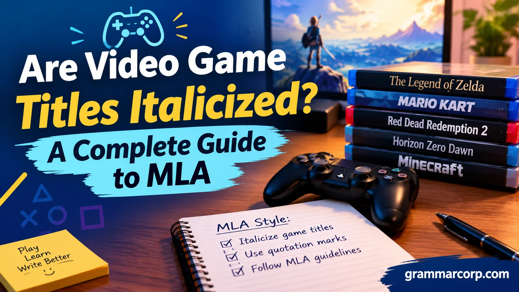Are Video Game Titles Italicized? A Complete Guide to MLA