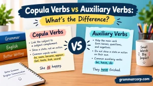 Copula Verbs vs Auxiliary Verbs: What’s the Difference?