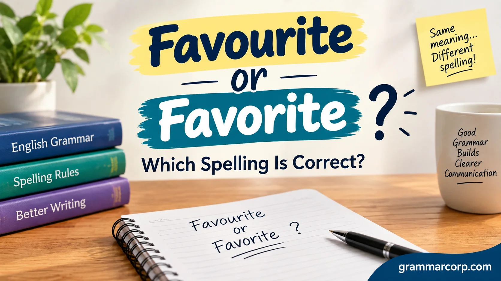 Favourite or Favorite: Which Spelling Is Correct?