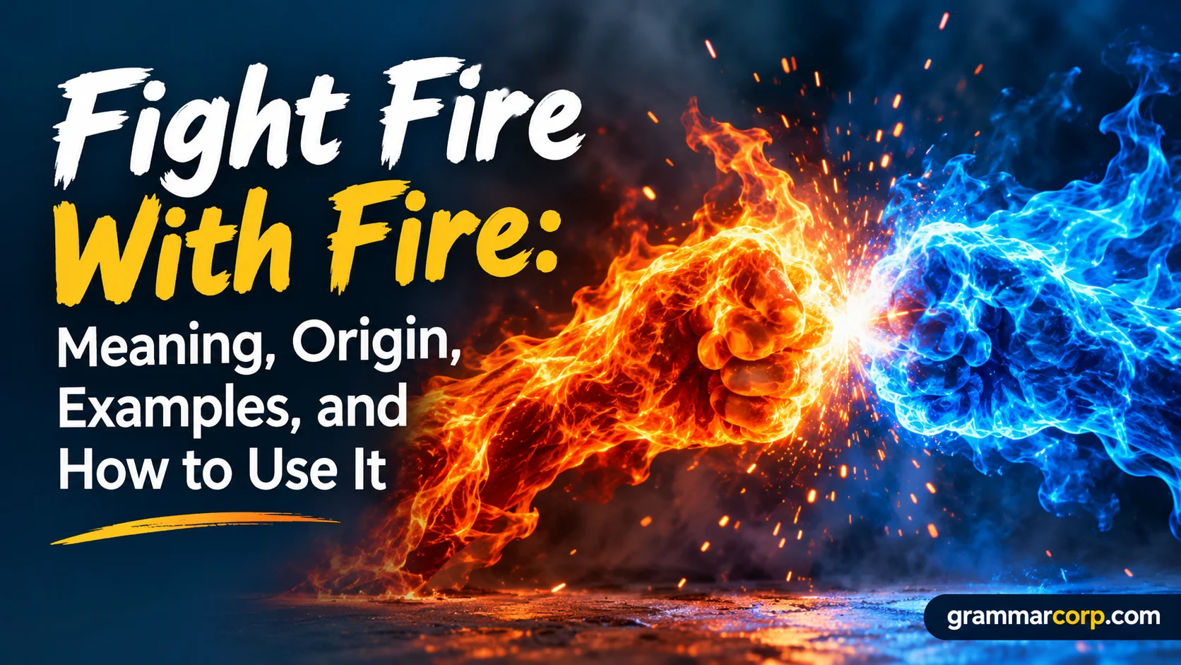 Fight Fire With Fire: Meaning, Origin, Examples, and How to Use It