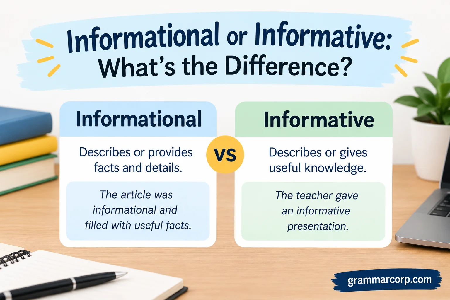 Informational or Informative: What’s the Difference?