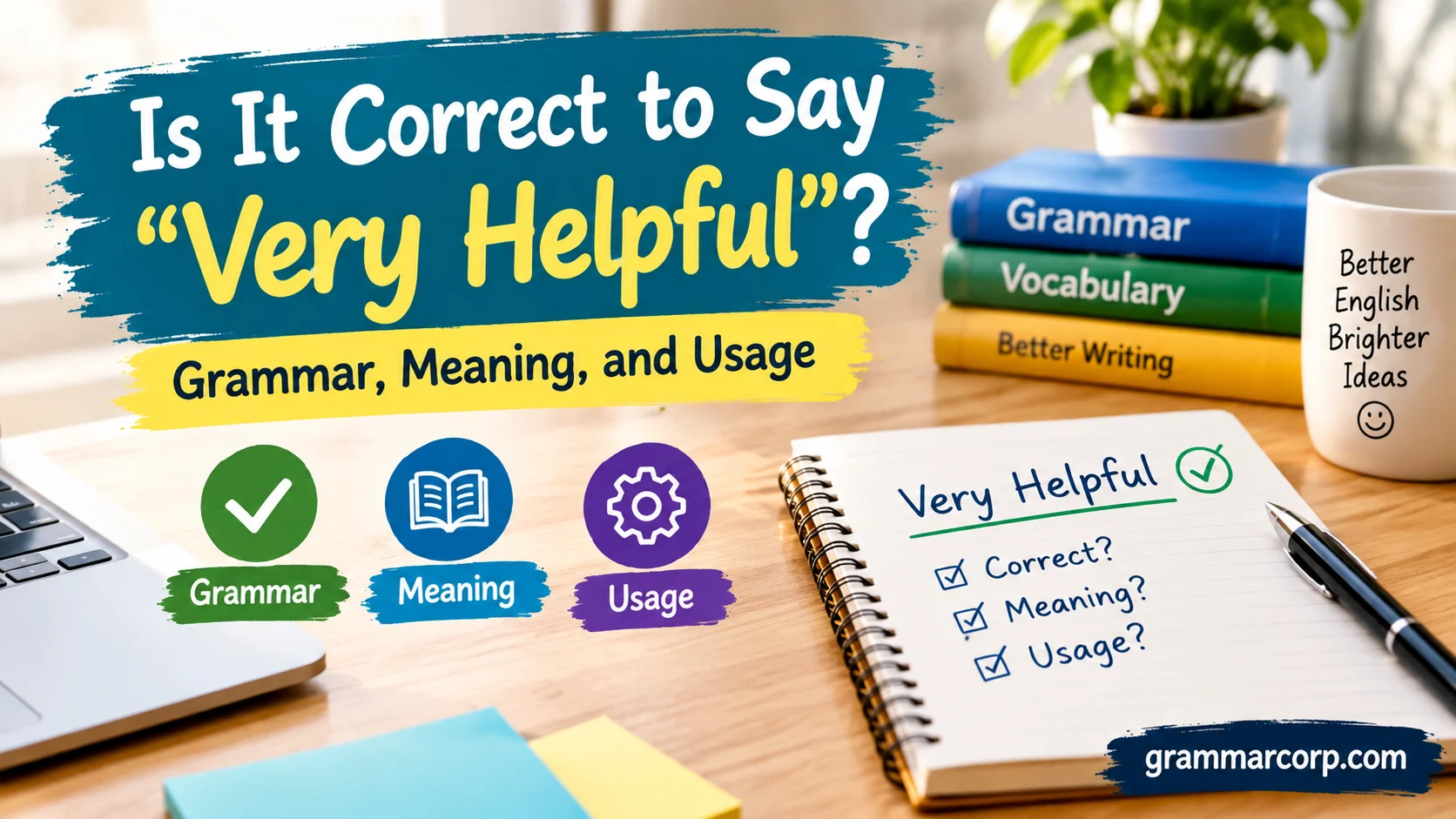 Is It Correct to Say “Very Helpful”? Grammar, Meaning, and Usage