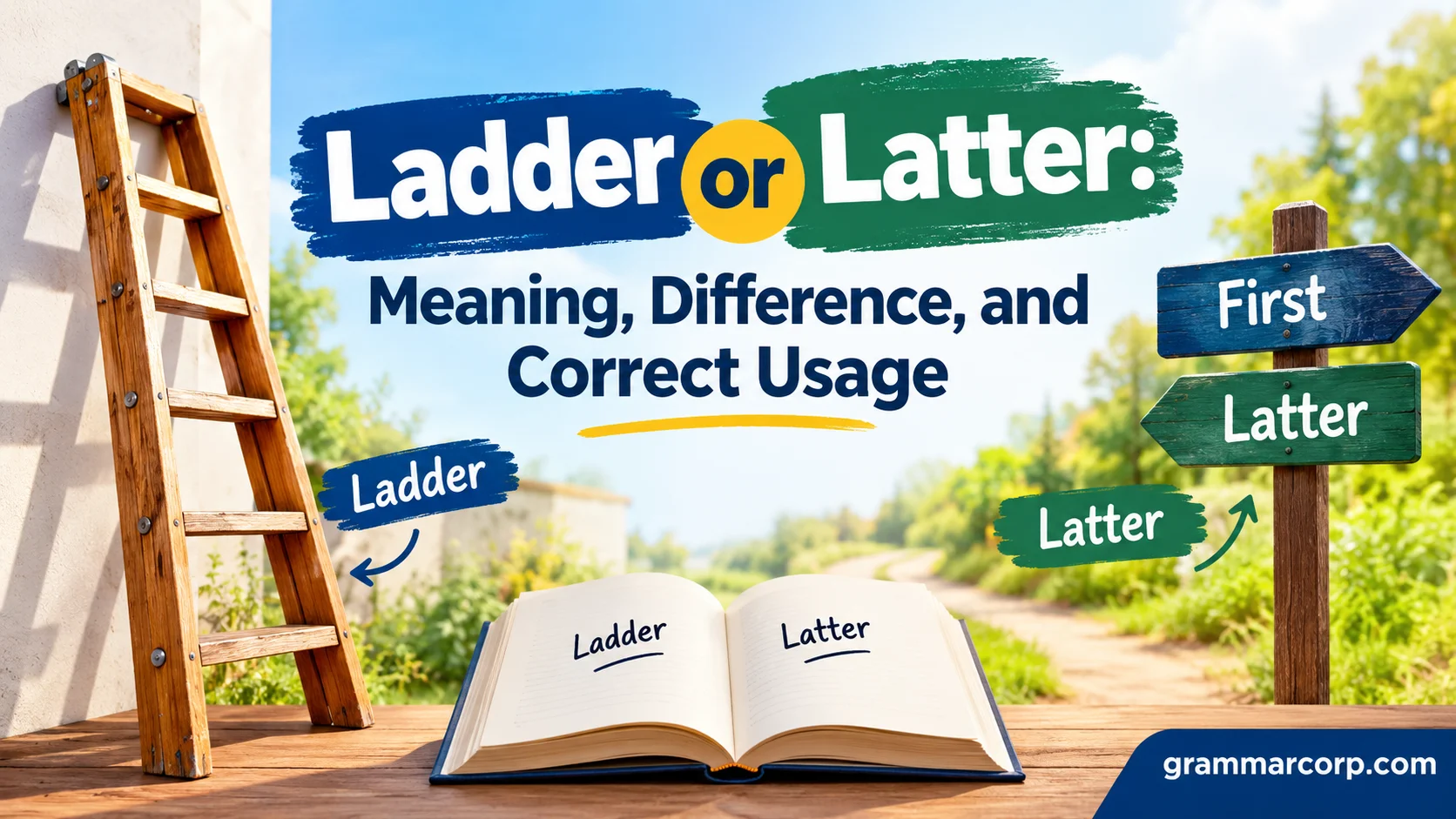 Ladder or Latter: Meaning, Difference, and Correct Usage