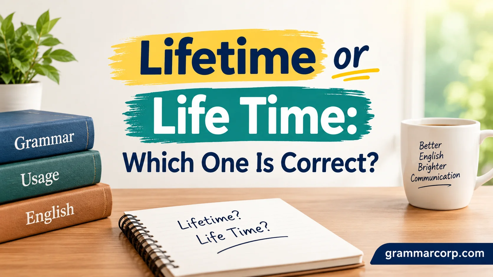 Lifetime or Life Time: Which One Is Correct?