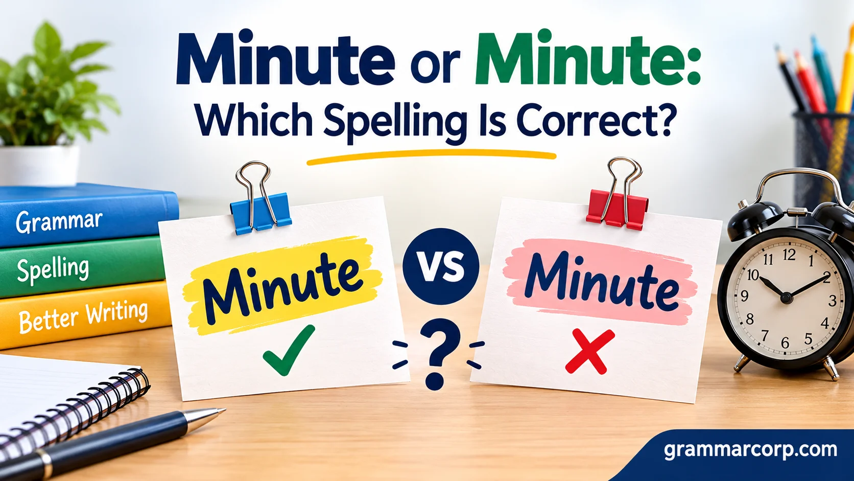 Minute or Minute: Which Spelling Is Correct?