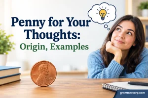 Penny for Your Thoughts: Origin, Examples