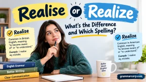 Realise or Realize: What’s the Difference and Which Spelling?