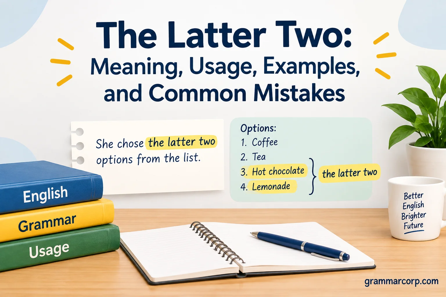The Latter Two: Meaning, Usage, Examples, Common Mistakes